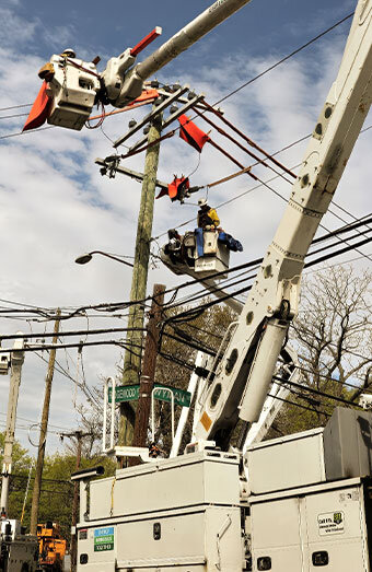 Power Line Installation